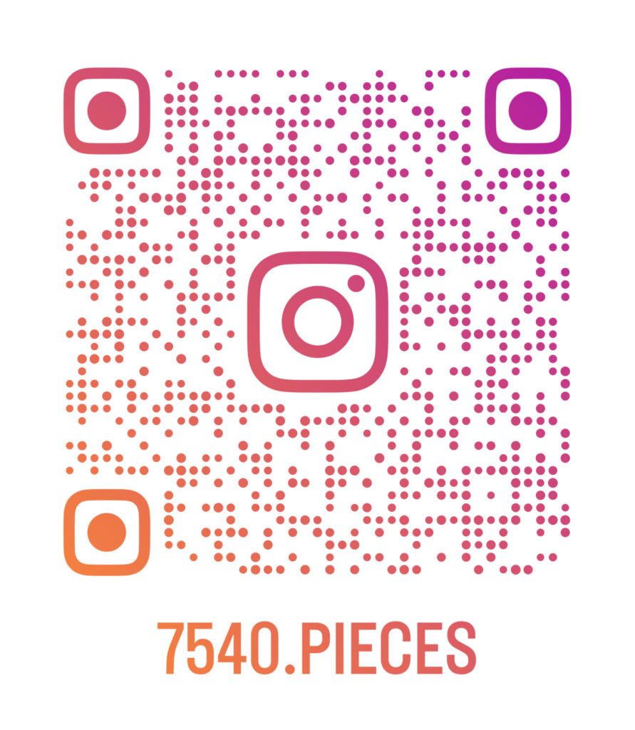 7540.pieces InstagramQRコード
